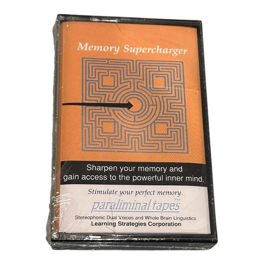 Paraliminal Memory Supercharger Audio Cassette Tape Sealed Learning Strategies